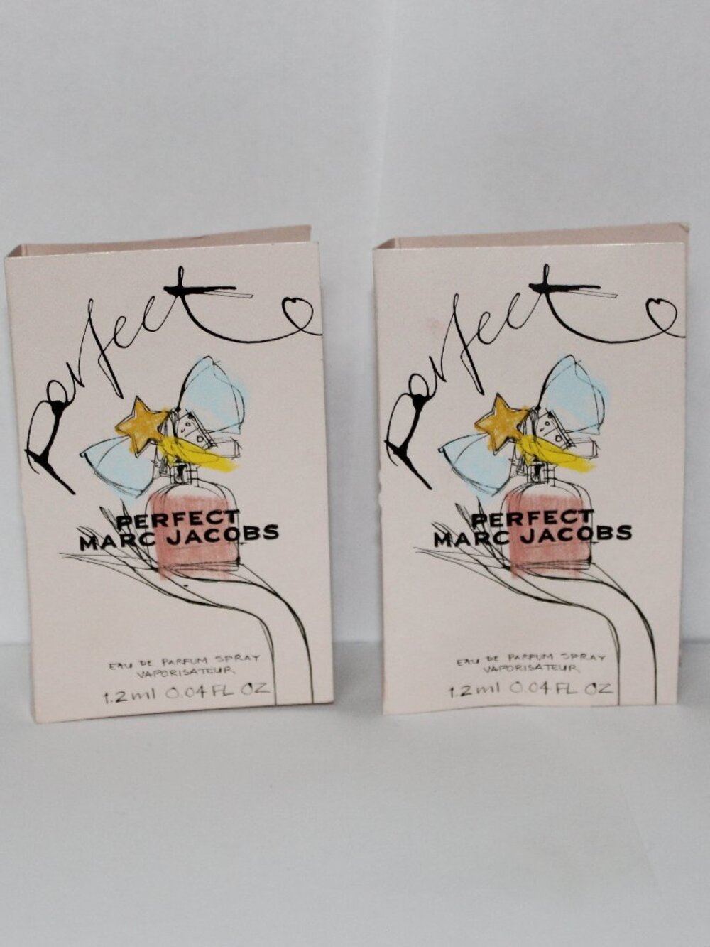 Marc Jacobs Ladies Perfect EDP Spray VAILS Fragrances (LOT OF 2)